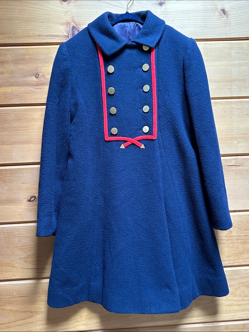 Vintage FW Fisher children’s heavy wool Coat original Saks Fifth Avenue 10